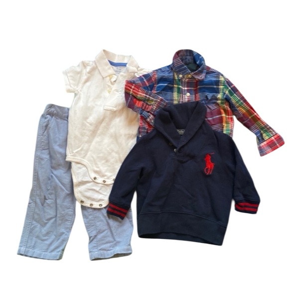 Polo Ralph Lauren 4 Piece Bundle 12 Months